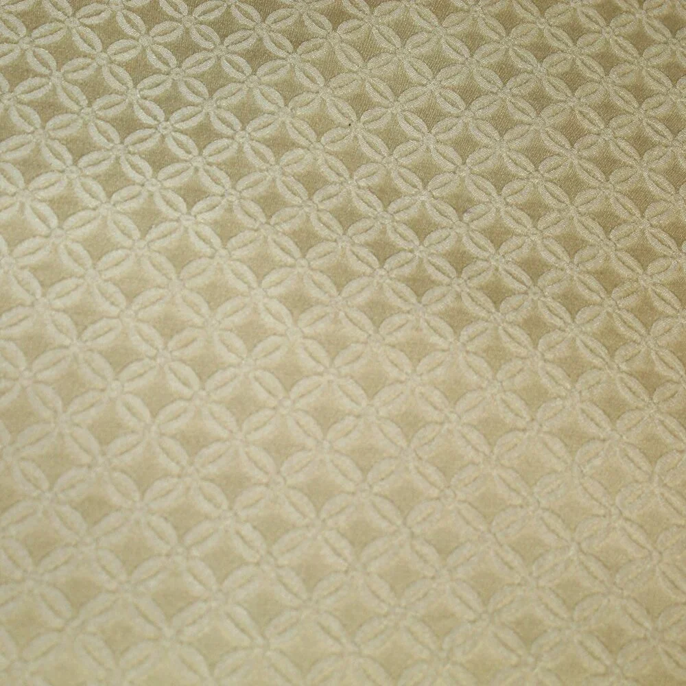 J Queen New York Queen Size Cream Mint Green Jacquard Bedspread & Pillows